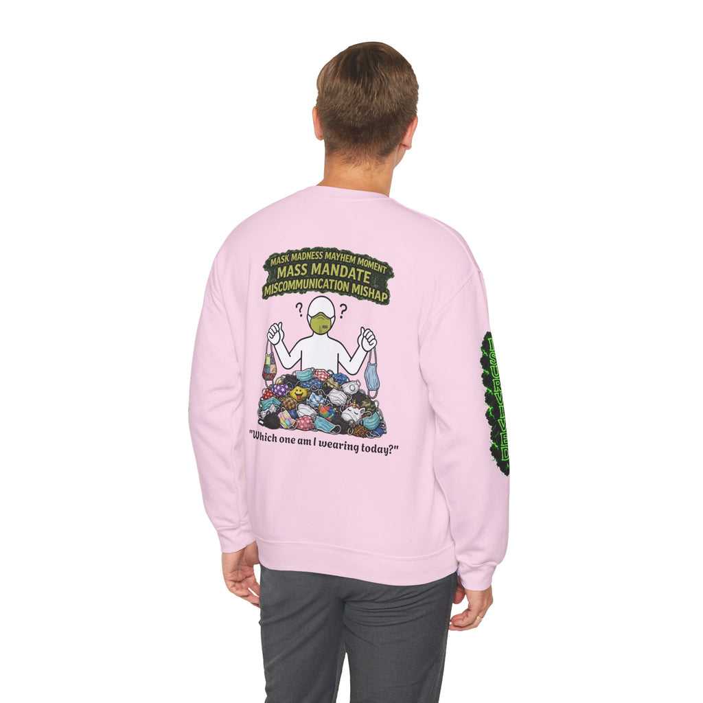 I Survived 2020 — Director's Cut S1:E4 "Mask Madness Mayhem Moment" | Pandemic Edition Unisex Heavy Blend™ Crewneck Sweatshirt