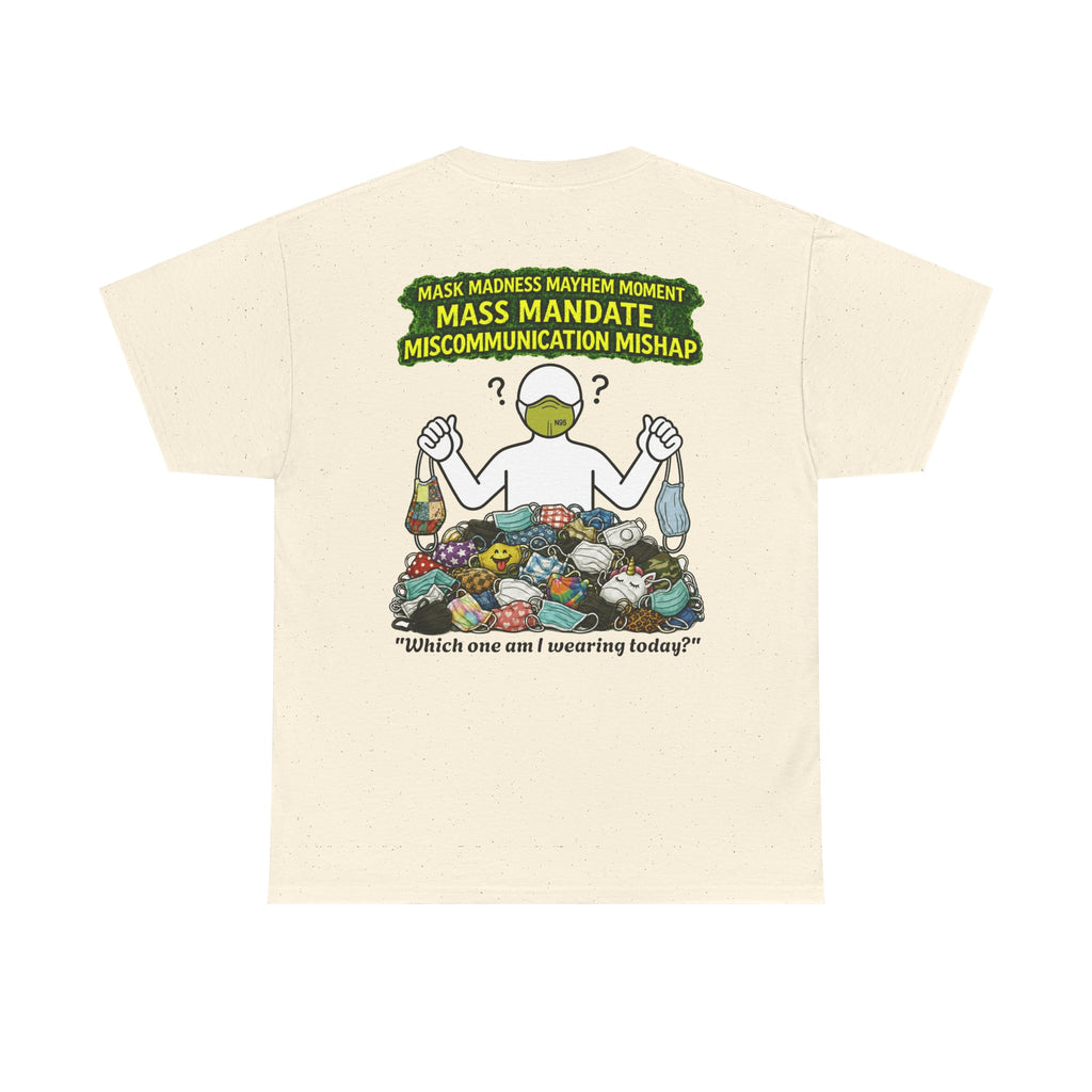 Sobreviví al 2020 — T1:E4 "Caos en Mascarillas: Un Momento de Locura" | Camiseta Unisex de Algodón Grueso Edición Pandemia (EDICIÓN ESPECIAL)