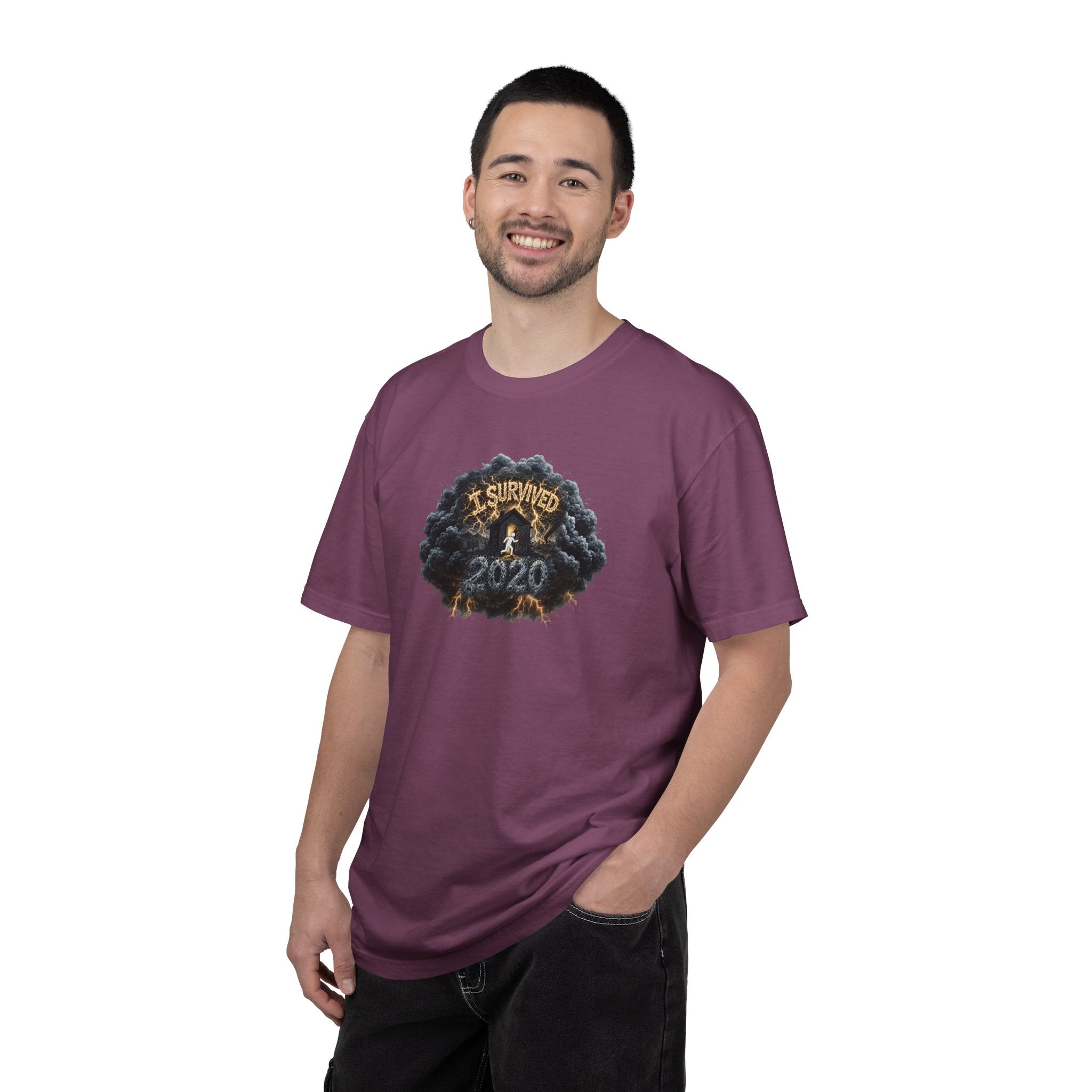 I Survived 2020 — Original PILOT Design: Director's Cut Unisex Garment-Dyed T-shirt
