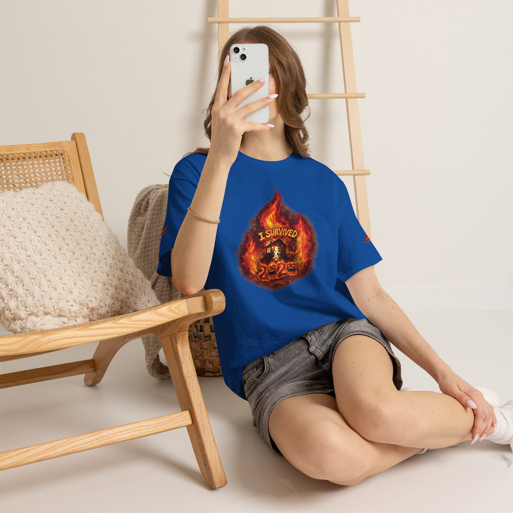 I Survived 2020 — Director's Cut S2:E3 "The California Wildfires" | Wildfire Edition Memorial Unisex Heavy Cotton Tee (SPECIAL EDITION)