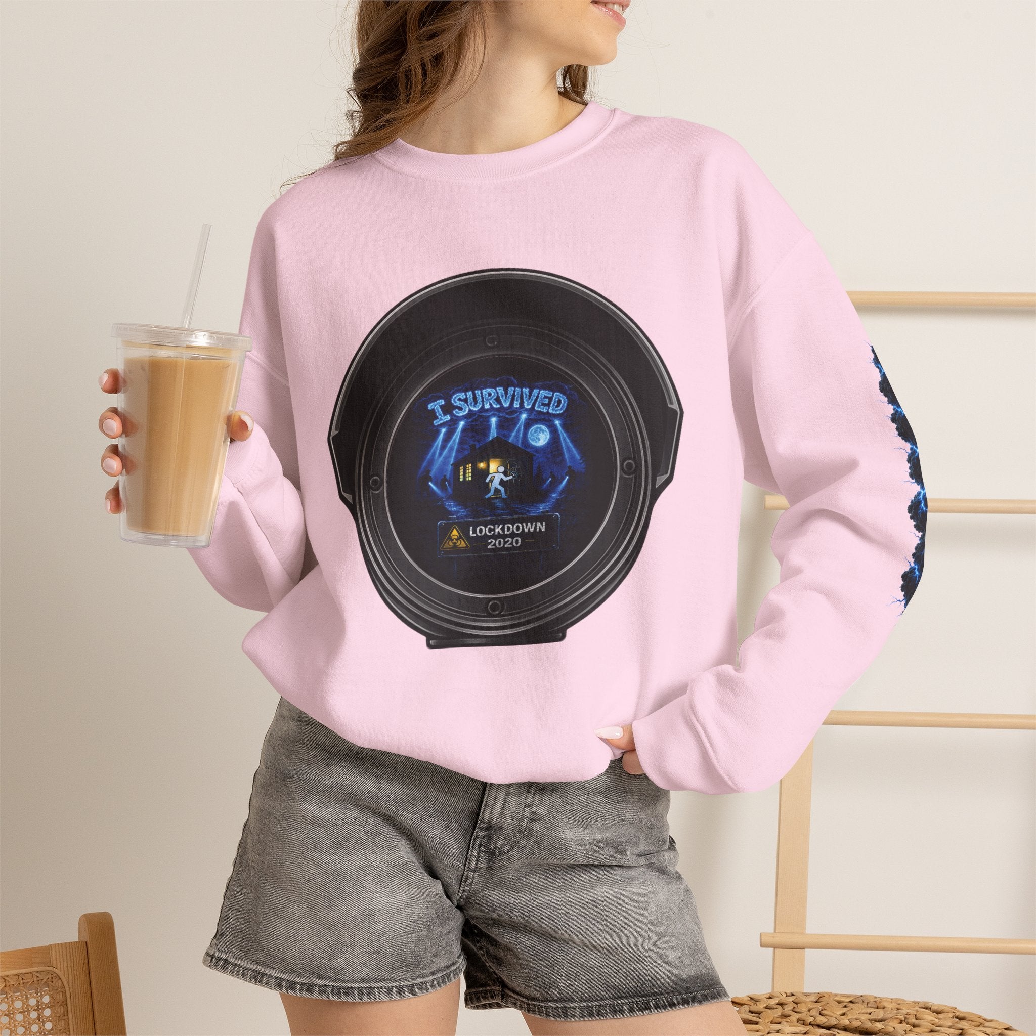 I Survived 2020 — Director's Cut S3:E2 "Dating Under Lockdown" | Lockdown Edition Documentary Unisex Heavy Blend™ Crewneck Sweatshirt