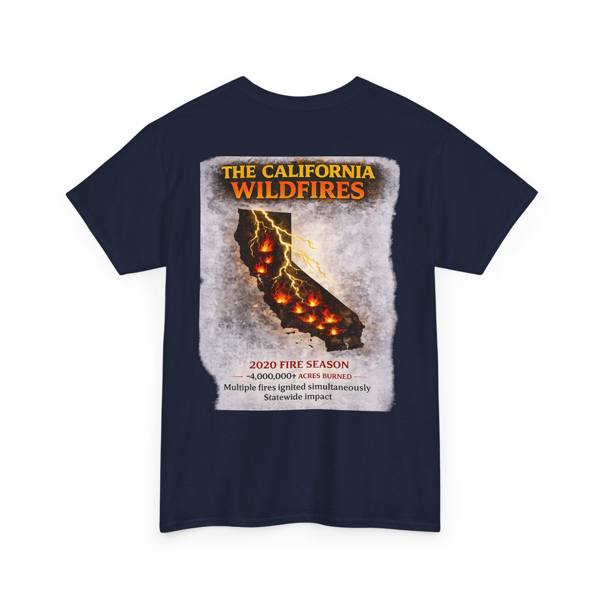 I Survived 2020 — S2:E3 "The California Wildfires" | Wildfire Edition Memorial Unisex Heavy Cotton Tee