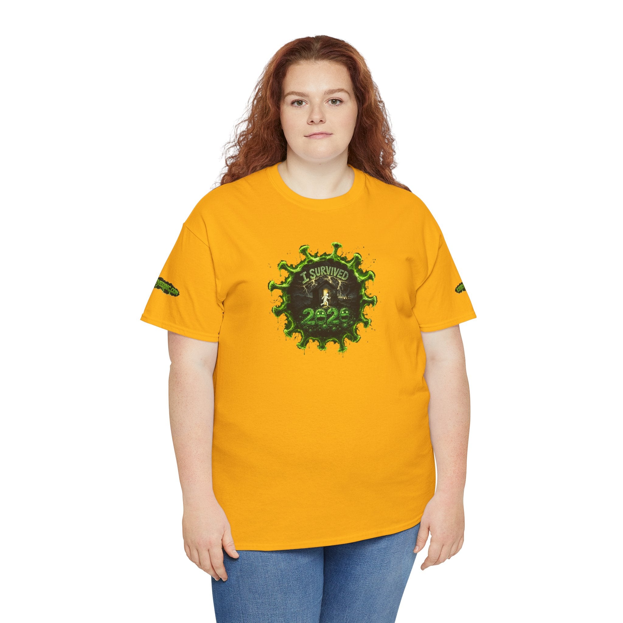 I Survived 2020 — PANDEMIC S1:E3: Director's Cut Special Edition "The Jab!" Unisex Heavy Cotton Tee