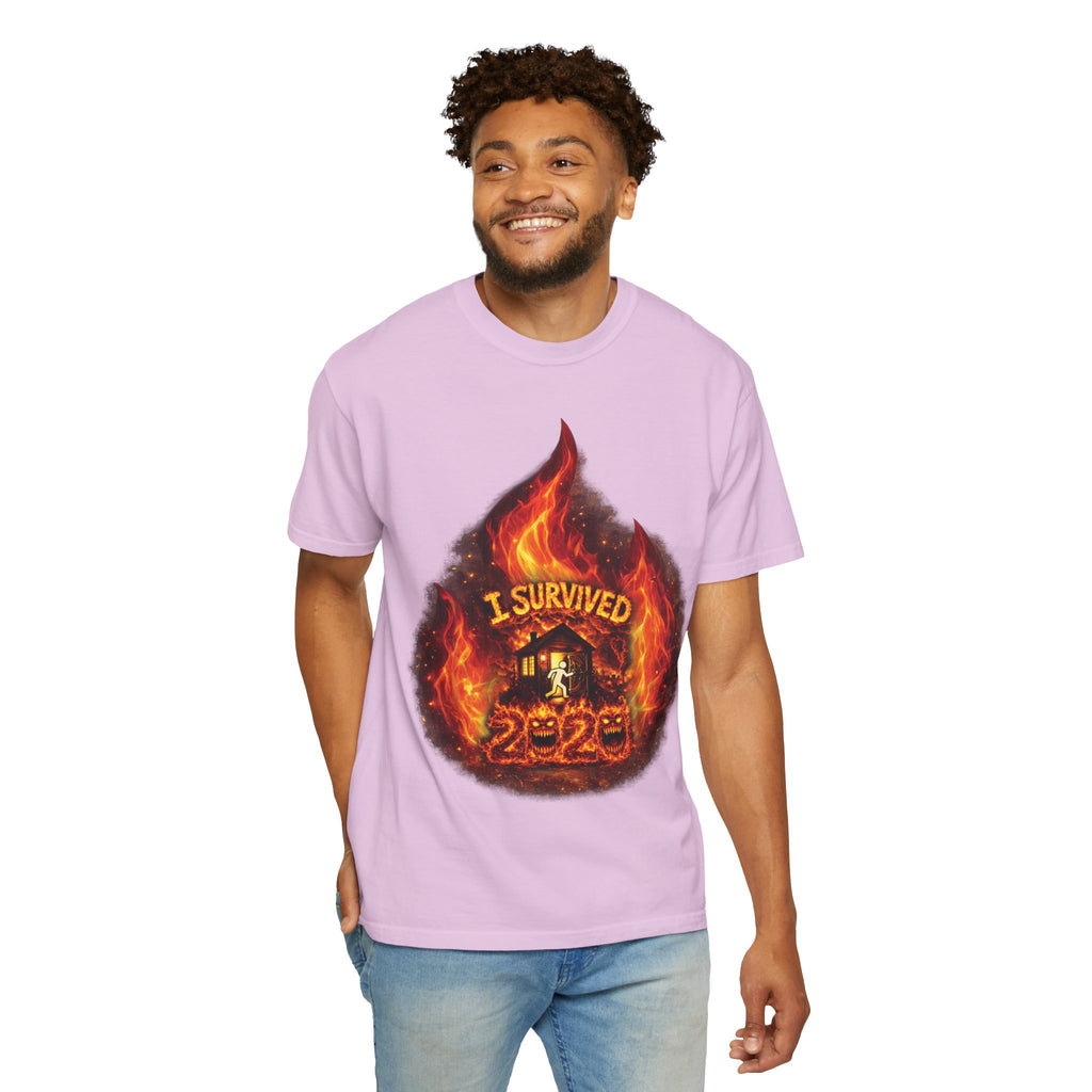 I Survived 2020 — Director's Cut S2:E4 "Western U.S. Wildfire Season" | Mid-Season Finale Pt. 1 | Wildfire Edition Memorial Unisex Garment-Dyed T-shirt