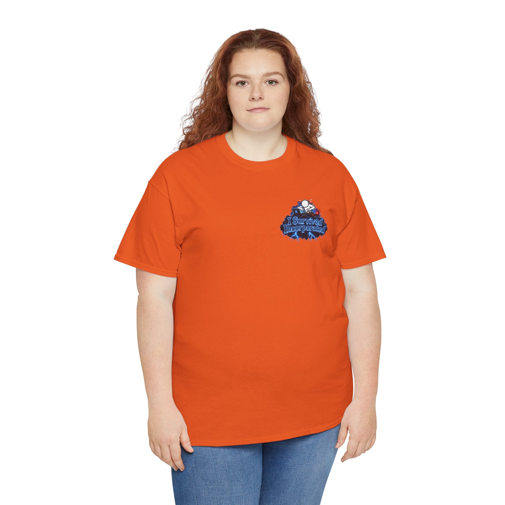 I Survived 2020 — "Please Stand By" Test Pattern Tee Lockdown Surveillance Edition Summer Exclusive Unisex Heavy Cotton Tee