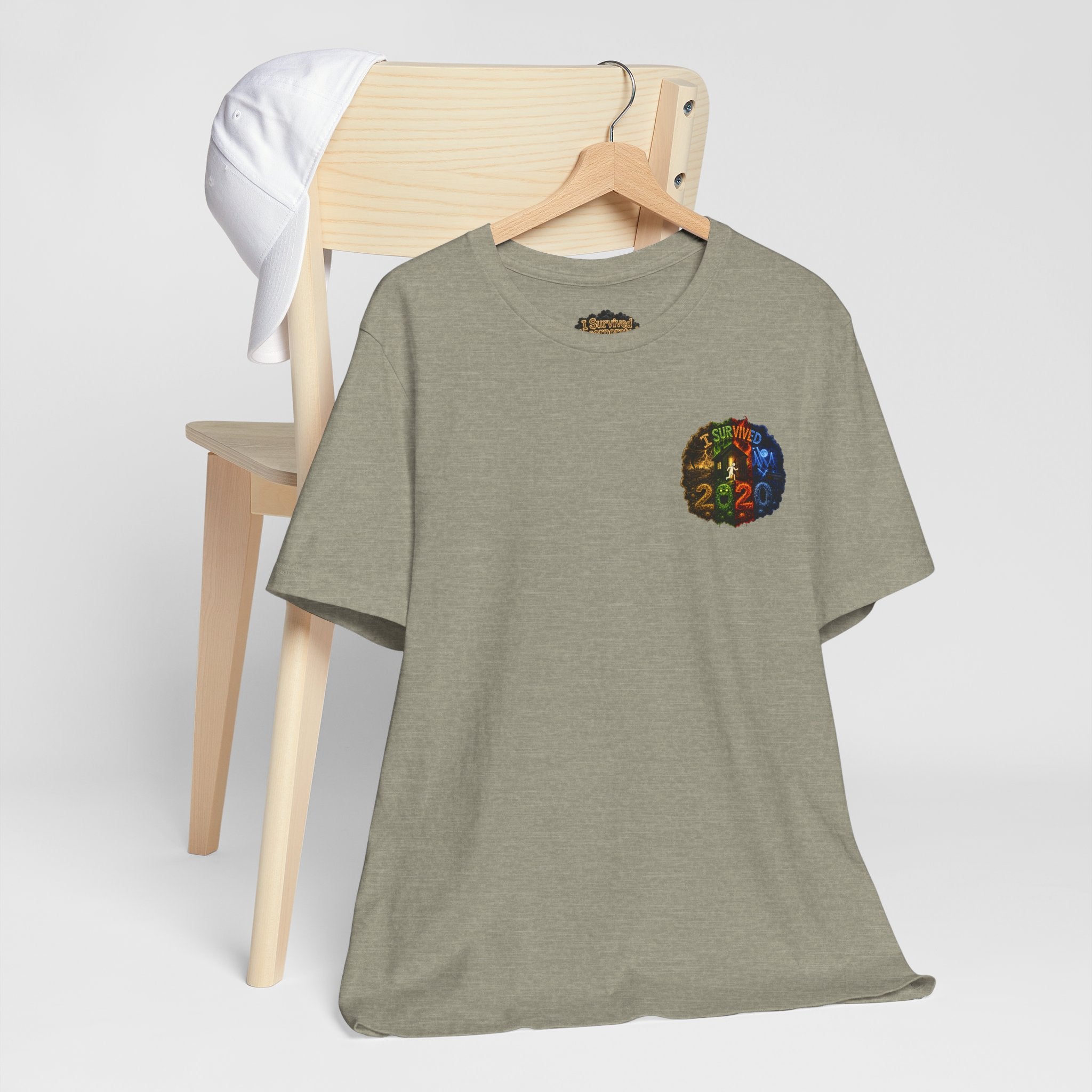 I Survived 2020 — "No Signal" Test Pattern Tee Alien Broadcast Finale Summer Premiere Unisex Jersey Short Sleeve Tee
