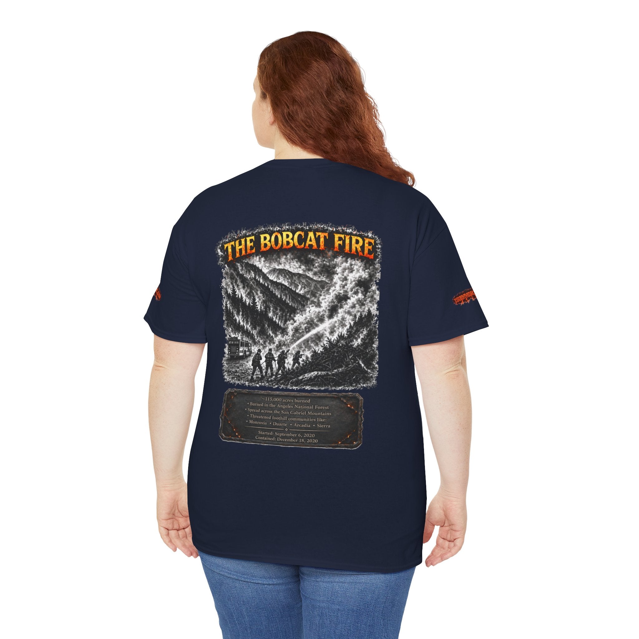 I Survived 2020 — Director's Cut S2:E2 "The Bobcat Fire" | Wildfire Edition Memorial Unisex Heavy Cotton Tee (SPECIAL EDITION)