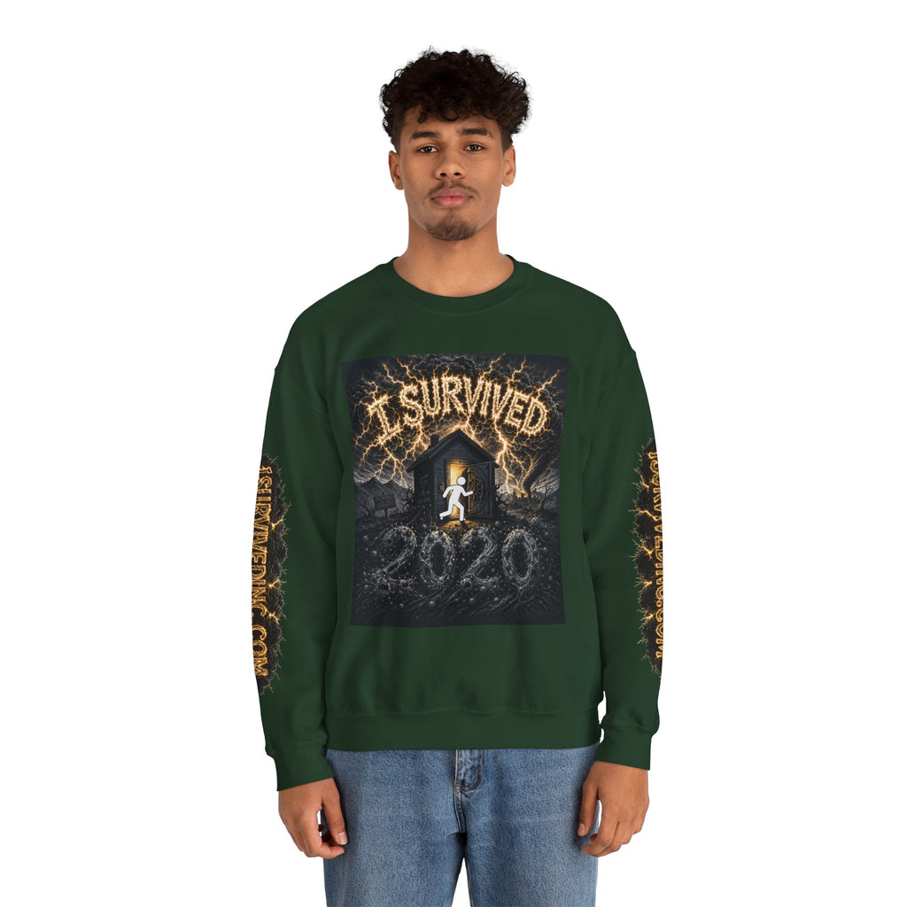 I Survived 2020 — Original PILOT Design: Special Edition Unisex Heavy Blend™ Crewneck Sweatshirt