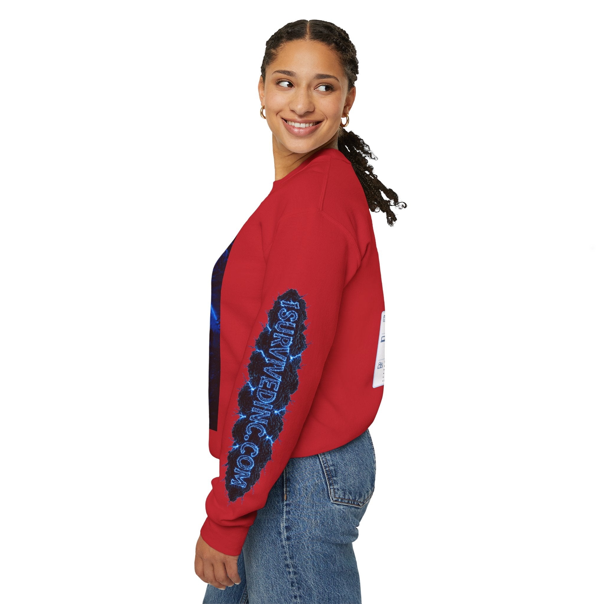 I Survived 2020 — LOCKDOWN S3:E3: Special Edition "Remote Schooling" Unisex Heavy Blend™ Crewneck Sweatshirt