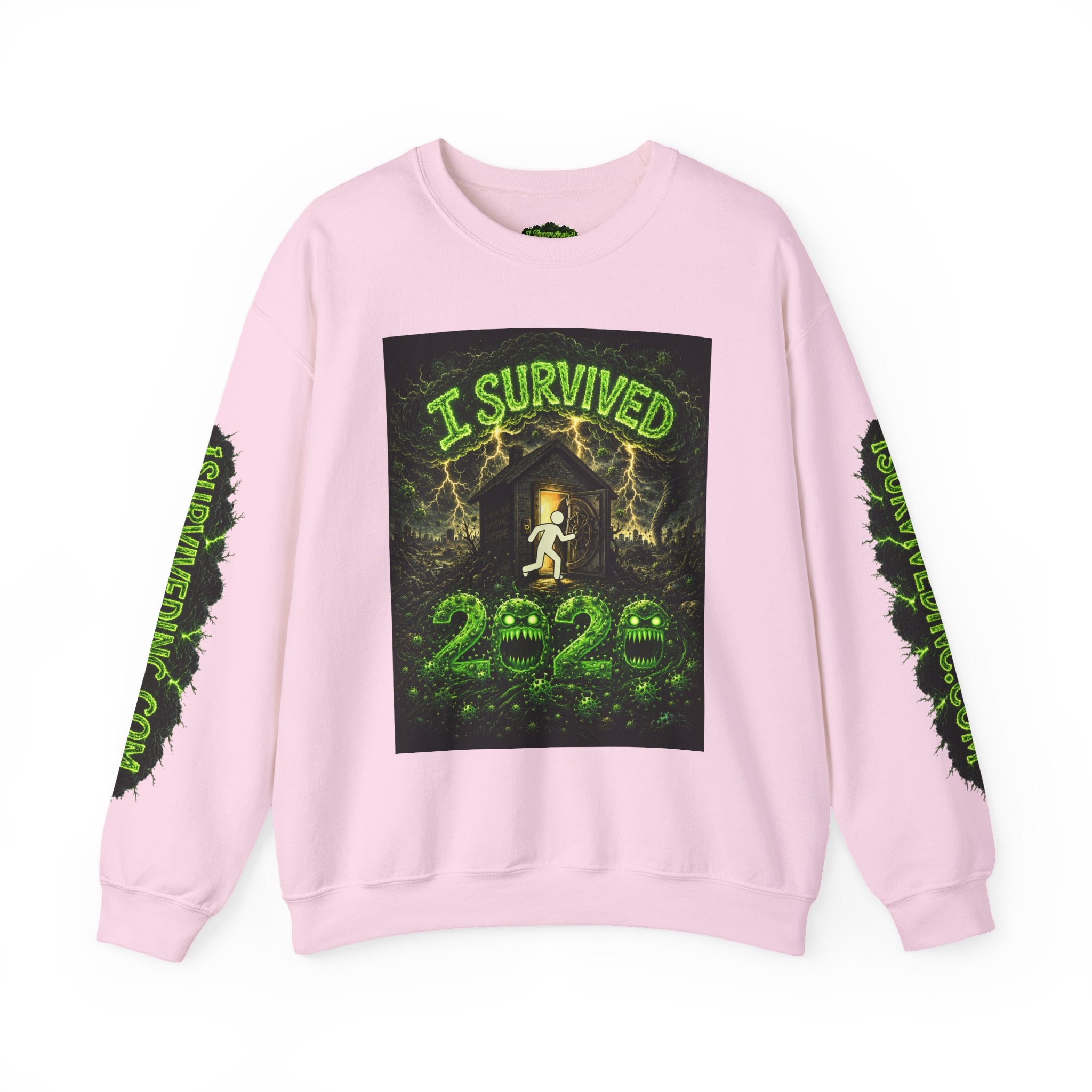 I Survived 2020 — S1:E4 "Mask Madness Mayhem Moment" | Pandemic Edition Unisex Heavy Blend™ Crewneck Sweatshirt