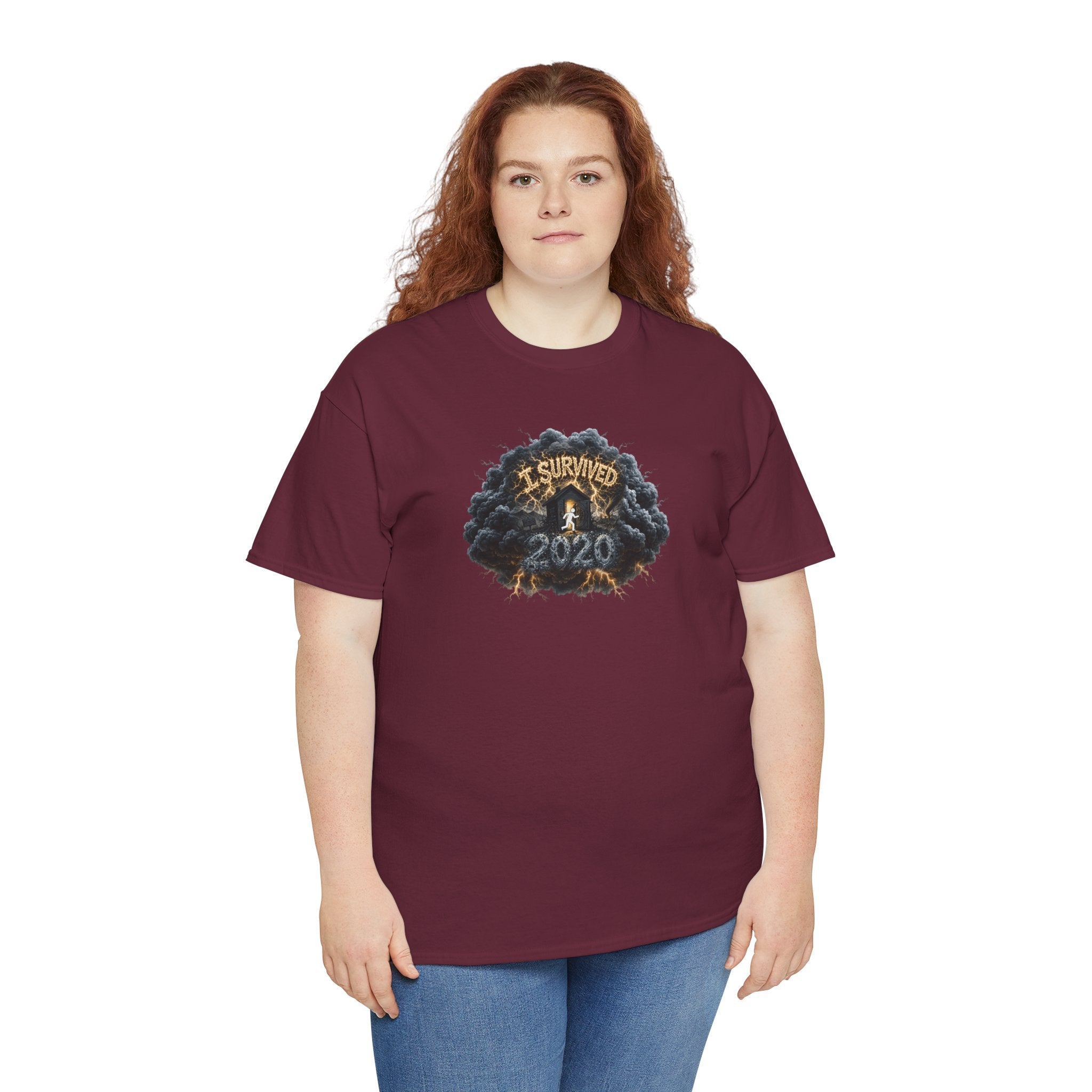 I Survived 2020 — Original PILOT Design: Director's Cut Unisex Heavy Cotton Tee