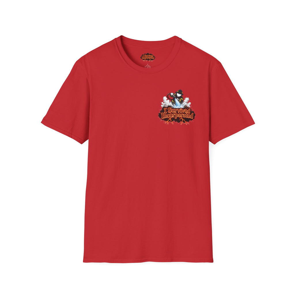 I Survived 2020 — "Please Stand By" Test Pattern Tee Wildfire Signal Edition Summer Premiere Unisex Softstyle T-Shirt