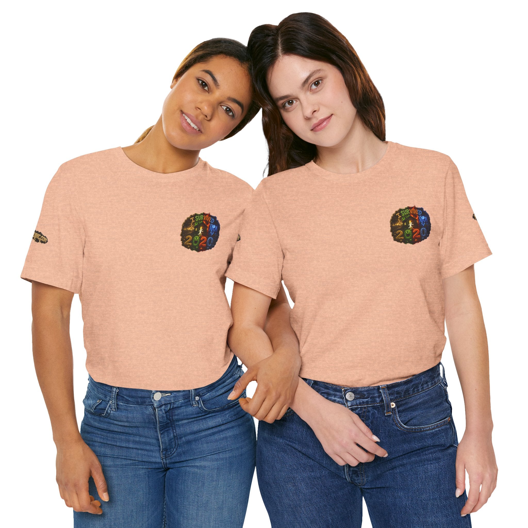 I Survived 2020 — "No Signal" Test Pattern Tee Alien Broadcast Finale Summer Premiere Unisex Jersey Short Sleeve Tee
