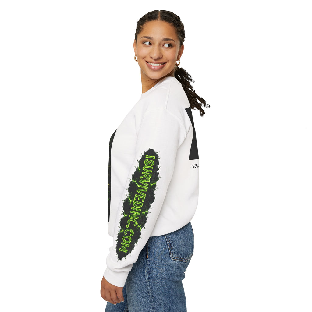 I Survived 2020 — S1:E3 "The Jab!" | Pandemic Edition Unisex Heavy Blend™ Crewneck Sweatshirt