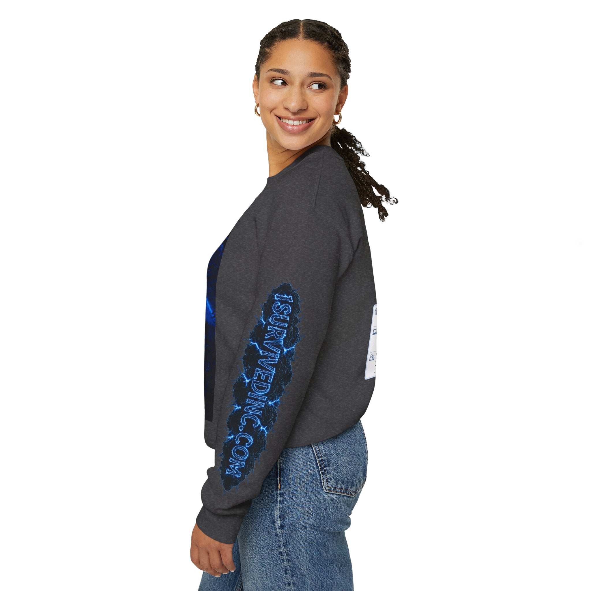 I Survived 2020 — LOCKDOWN S3:E3: Special Edition "Remote Schooling" Unisex Heavy Blend™ Crewneck Sweatshirt