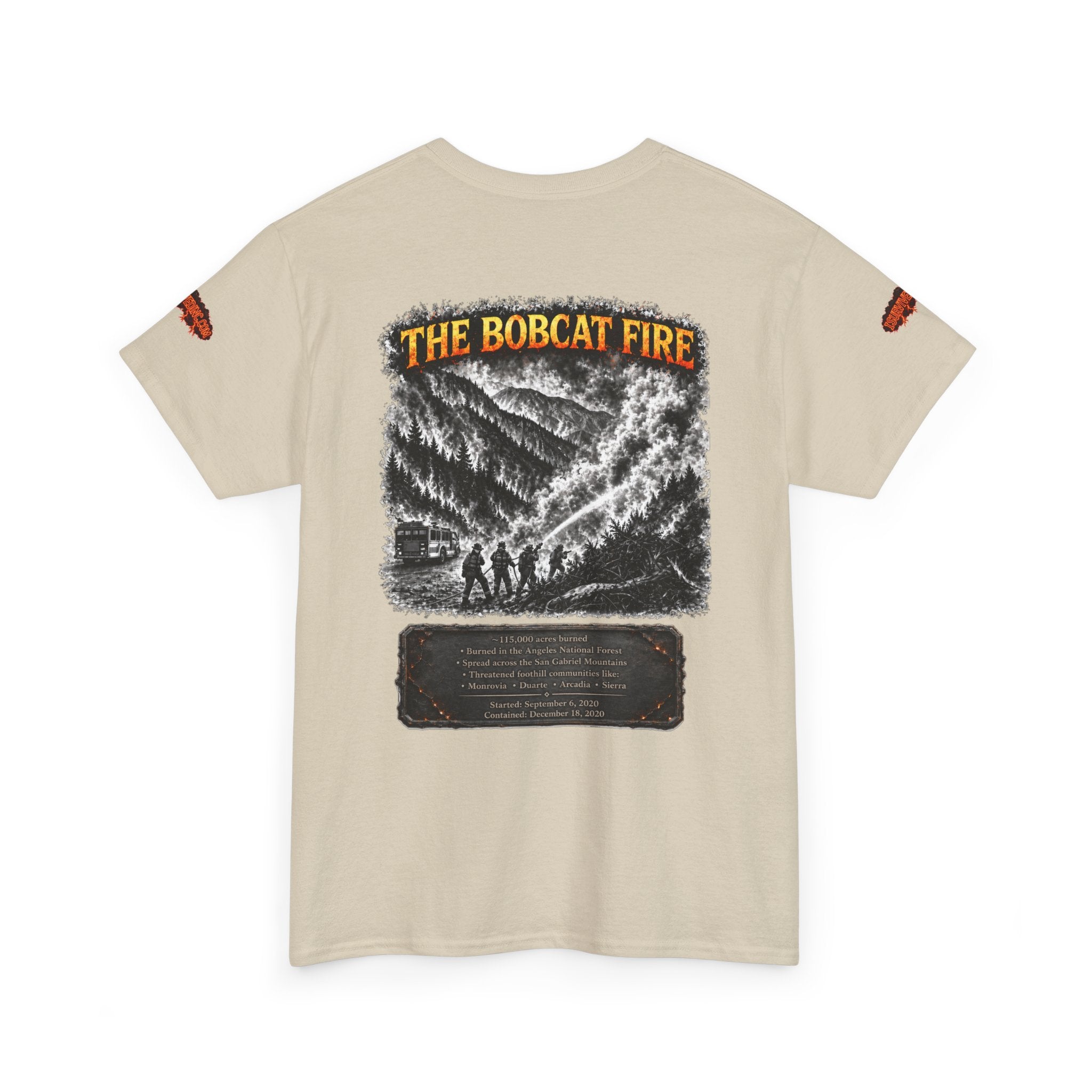 I Survived 2020 — Director's Cut S2:E2 "The Bobcat Fire" | Wildfire Edition Memorial Unisex Heavy Cotton Tee (SPECIAL EDITION)