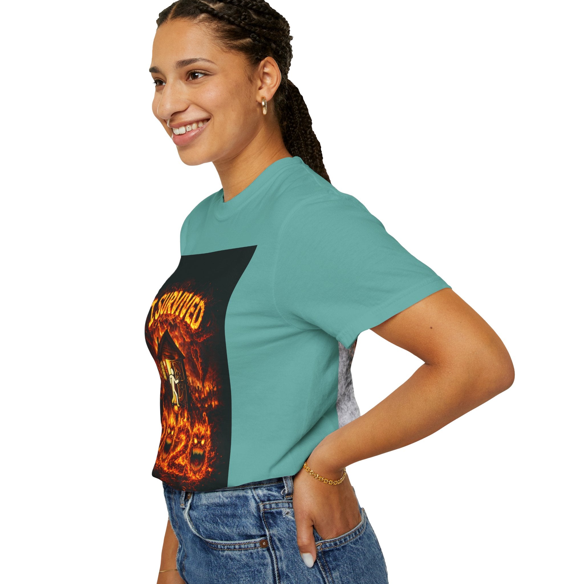 I Survived 2020 — WILDFIRES S2:E4: "Western U.S. Wildfire Season" Memorial Unisex Garment-Dyed T-shirt