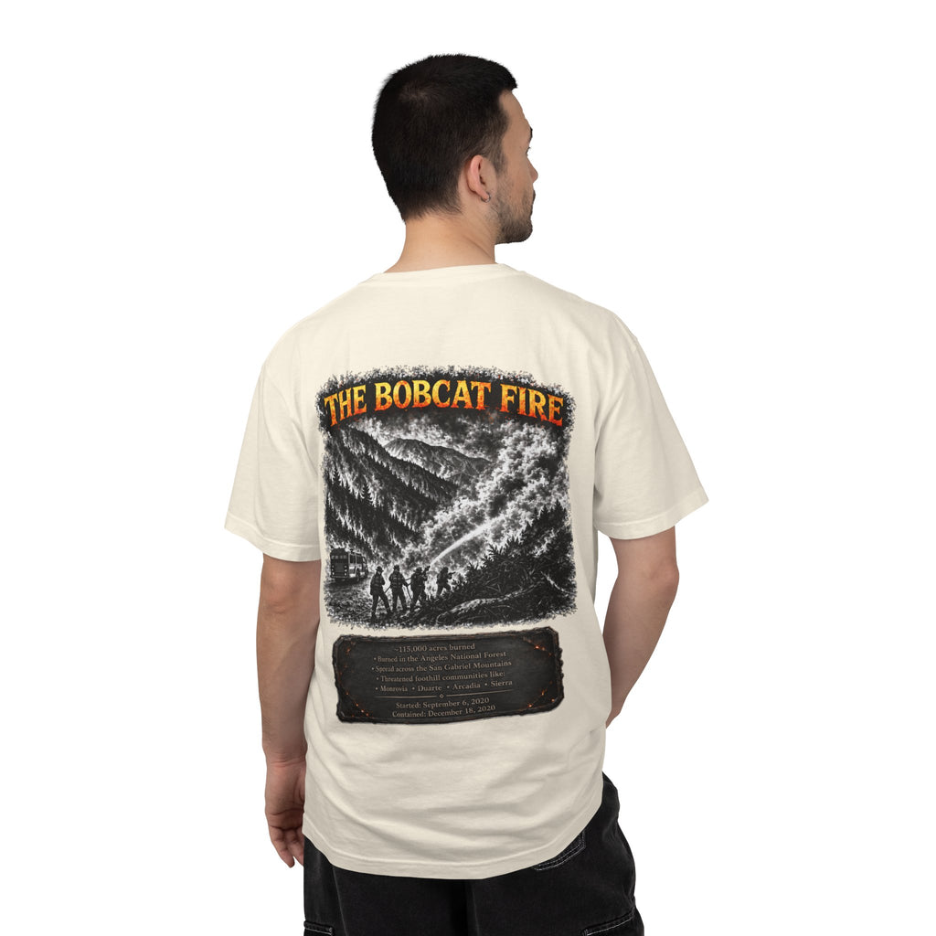 I Survived 2020 — WILDFIRES S2:E2: "The Bobcat Fire" Memorial Unisex Garment-Dyed T-shirt