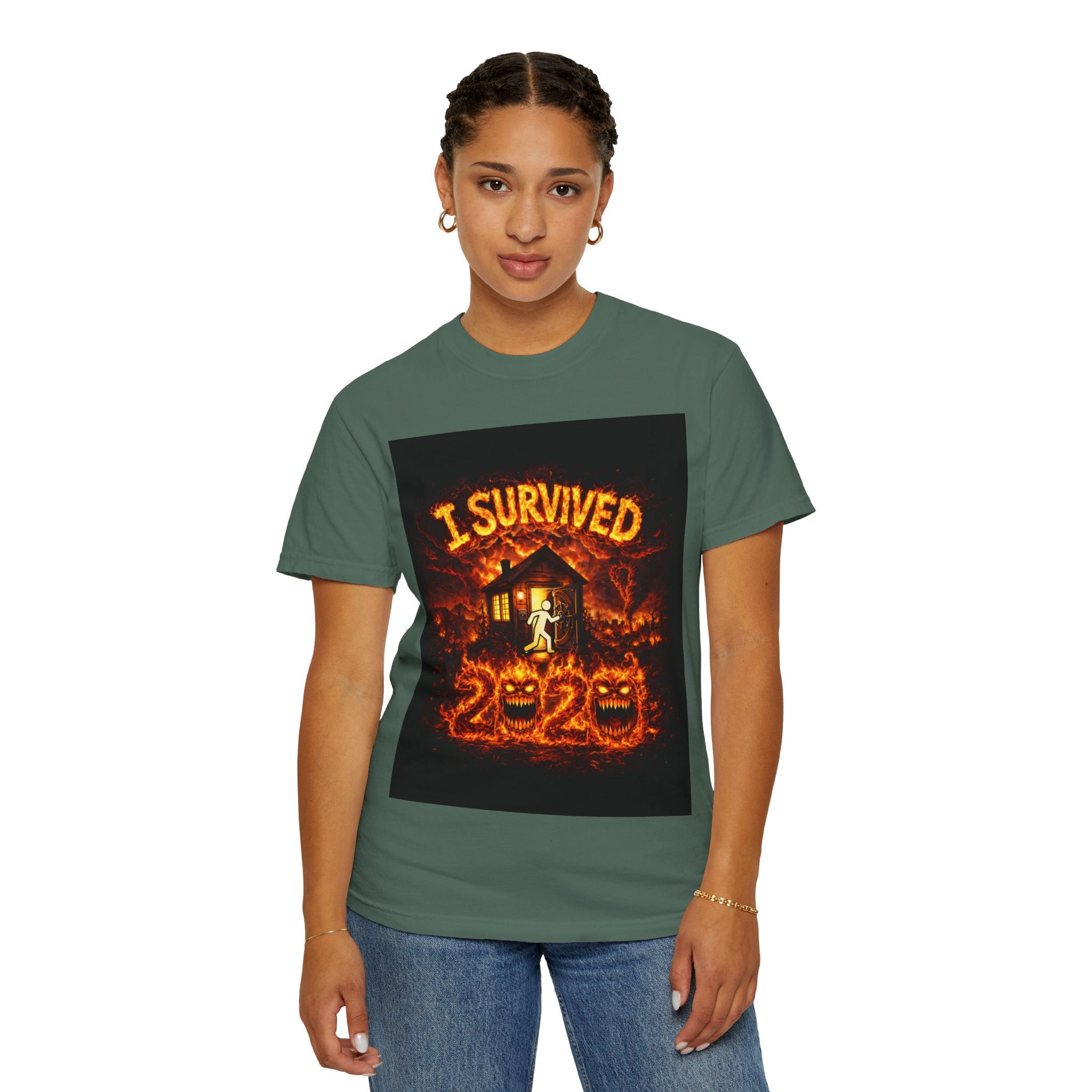 I Survived 2020 — S2:E3 "The California Wildfires" | Wildfire Edition Memorial Unisex Garment-Dyed T-shirt