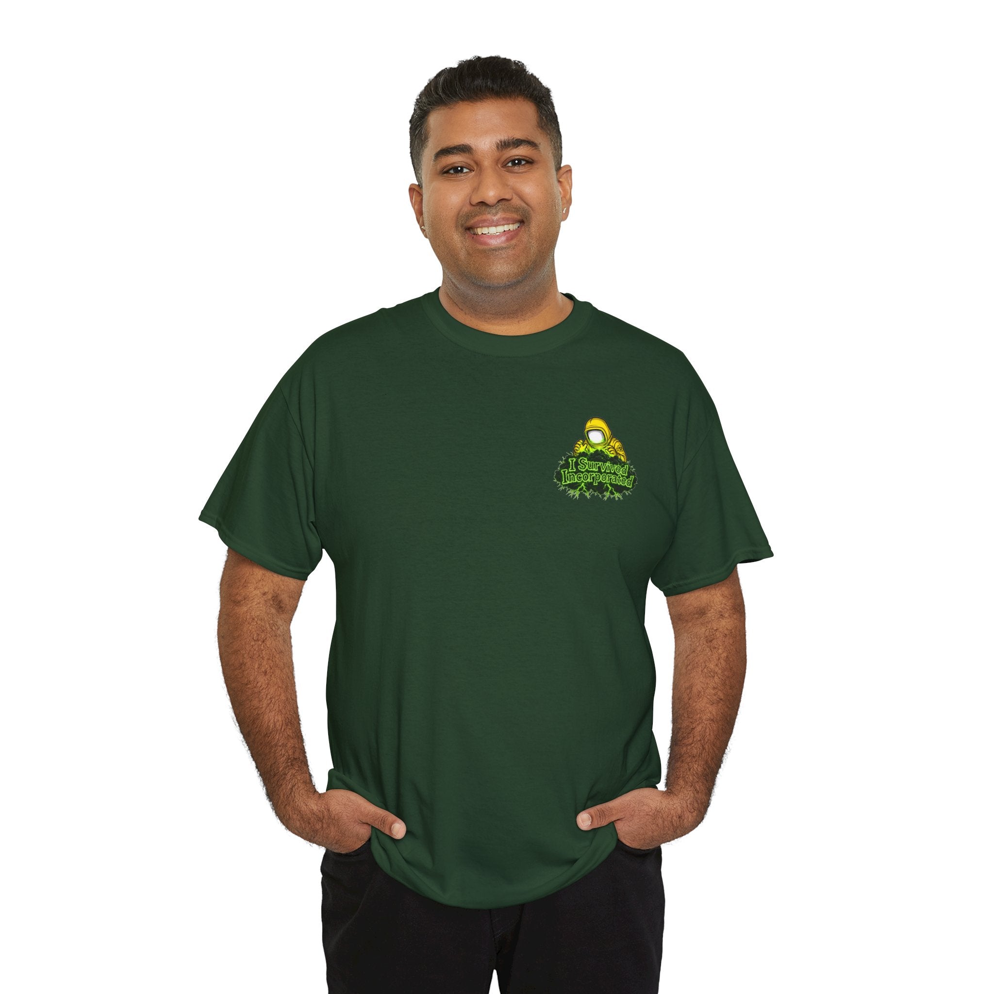 I Survived 2020 — "Please Stand By" Test Pattern Toxic Signal Tee Summer Premiere Unisex Heavy Cotton Tee