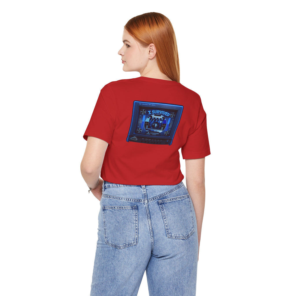 I Survived 2020 — "Please Stand By" Test Pattern Tee Lockdown Summer Exclusive Unisex Jersey Short Sleeve Tee