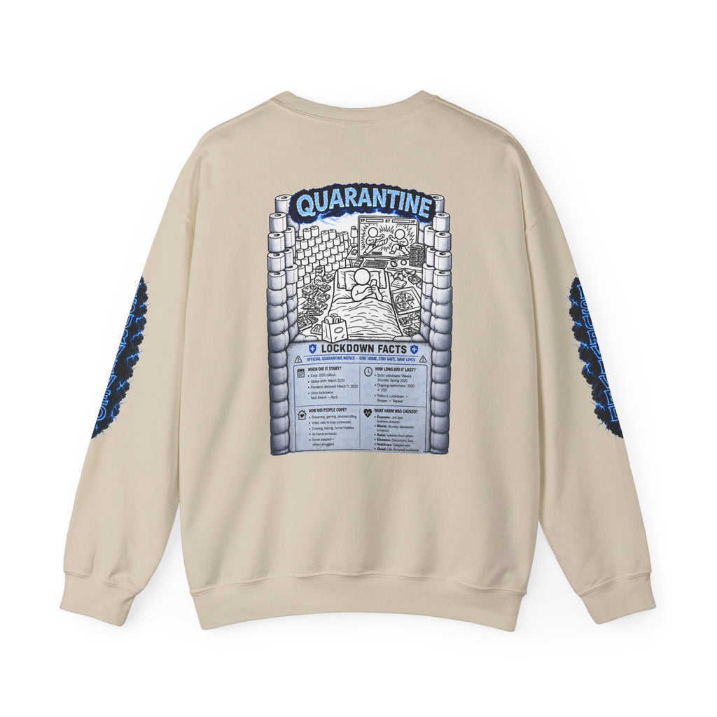 I Survived 2020 —  LOCKDOWN S3:E1: Director's Cut Special Edition "Quarantine" Unisex Heavy Blend™ Crewneck Sweatshirt