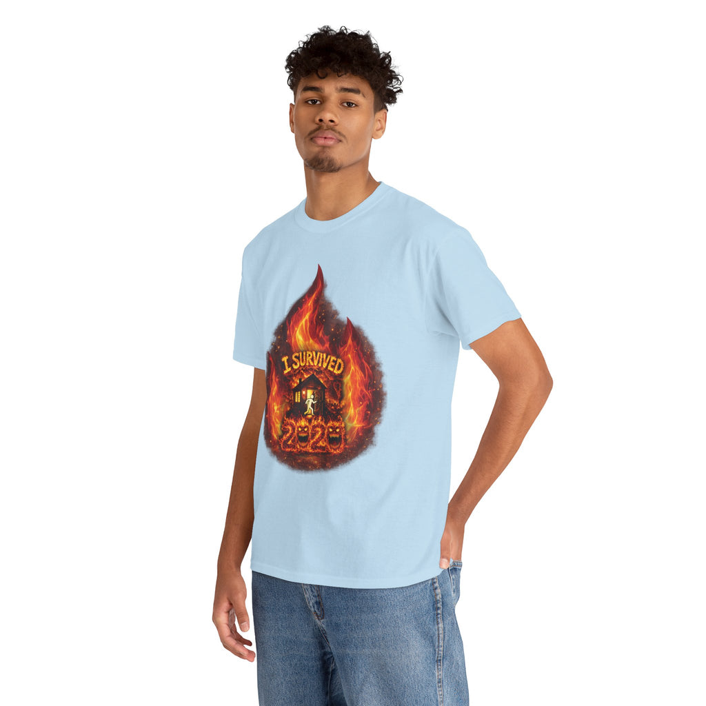 I Survived 2020 — Director's Cut S2:E1 "Berry Creek" | Wildfire Edition Memorial Unisex Heavy Cotton Tee