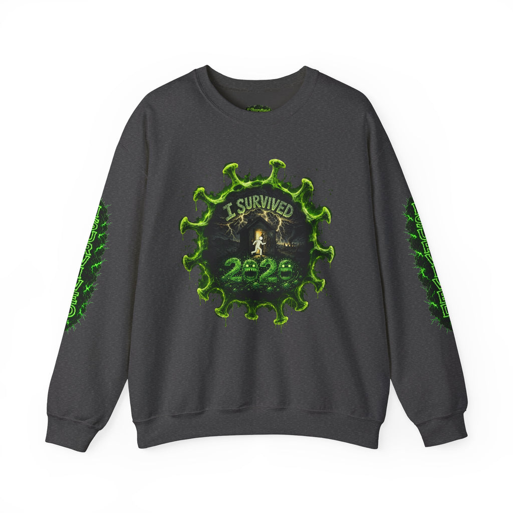 I Survived 2020 — Director's Cut S1:E3 "The Jab!" | Pandemic Edition Unisex Heavy Blend™ Crewneck Sweatshirt