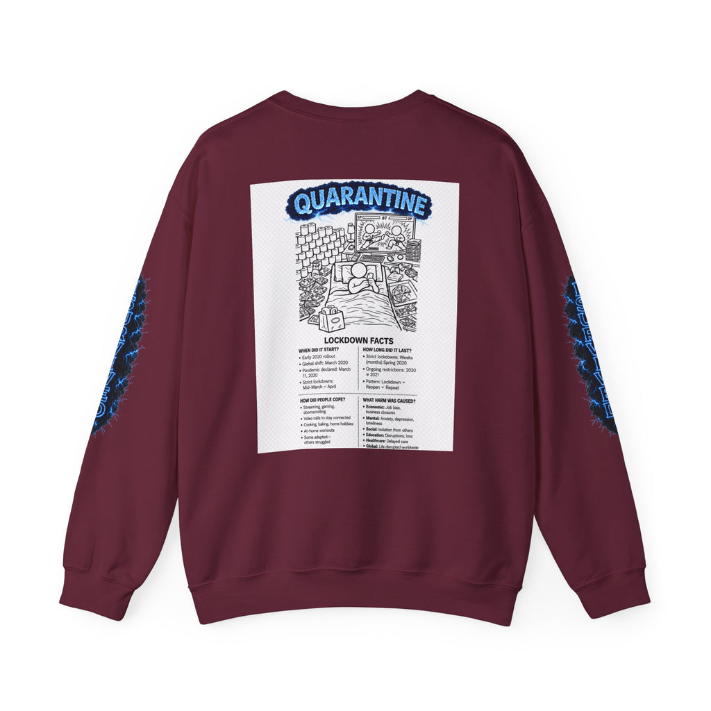 I Survived 2020 — Director's Cut S3:E1 "Quarantine" | Lockdown Edition Documentary Unisex Heavy Blend™ Crewneck Sweatshirt