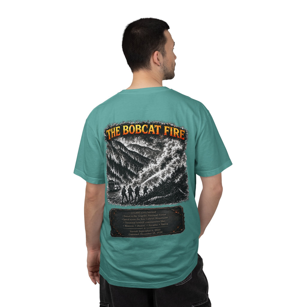 I Survived 2020 — WILDFIRES S2:E2: "The Bobcat Fire" Memorial Unisex Garment-Dyed T-shirt