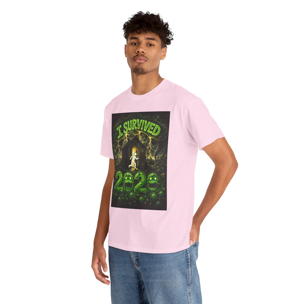 I Survived 2020 — S1:E1 "COVID-19: The Coronavirus" | Pandemic Edition Unisex Heavy Cotton Tee
