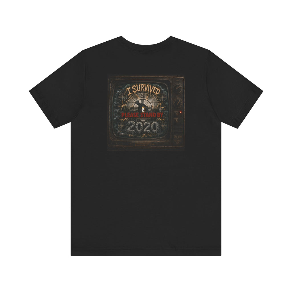 I Survived 2020 — "Please Stand By" Test Pattern Tee Summer Premier Unisex Jersey Short Sleeve Tee