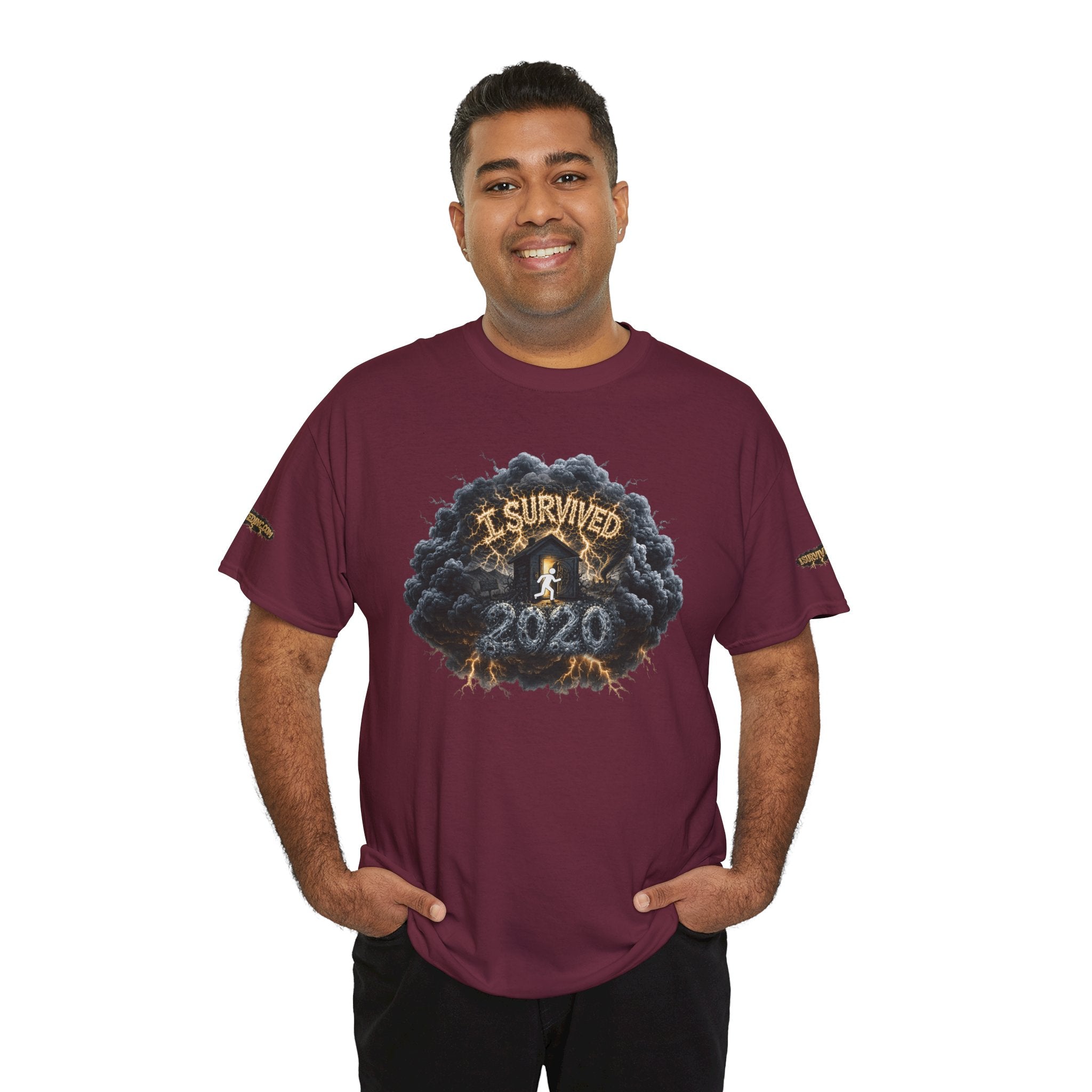 I Survived 2020 — Director's Cut Original Design Teaser Tee | Season 1 Premiere Drop Unisex Heavy Cotton Tee (SPECIAL EDITION)