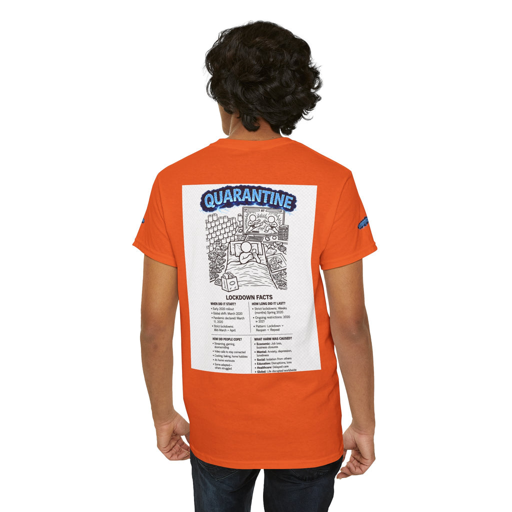 J'ai survécu à 2020 — S3:E1 « Quarantaine » | T-shirt unisexe en coton épais édition Confinement (ÉDITION SPÉCIALE)