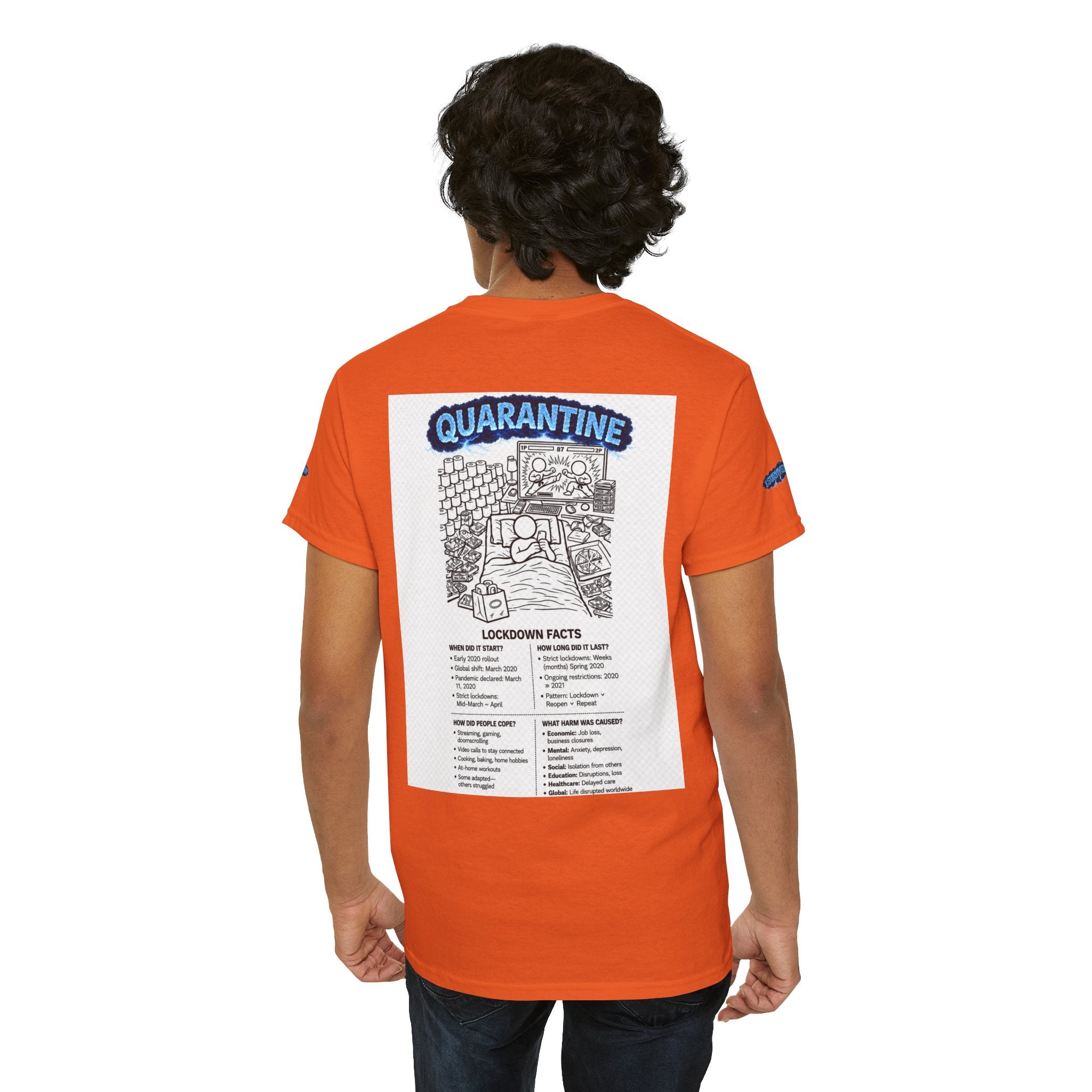 J'ai survécu à 2020 — S3:E1 « Quarantaine » | T-shirt unisexe en coton épais édition Confinement (ÉDITION SPÉCIALE)