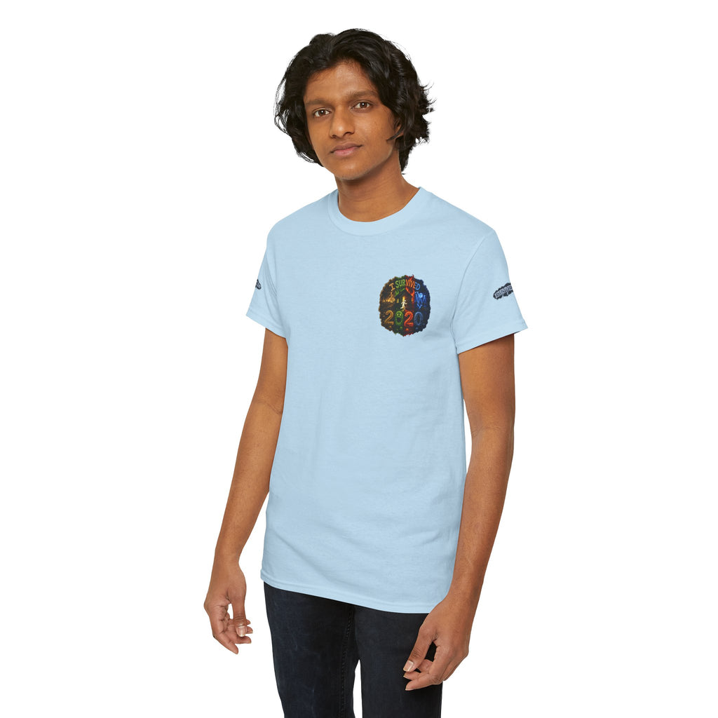 I Survived 2020 — "No Signal" Test Pattern Tee Alien Broadcast Finale Special Edition Summer Premiere Unisex Heavy Cotton Tee