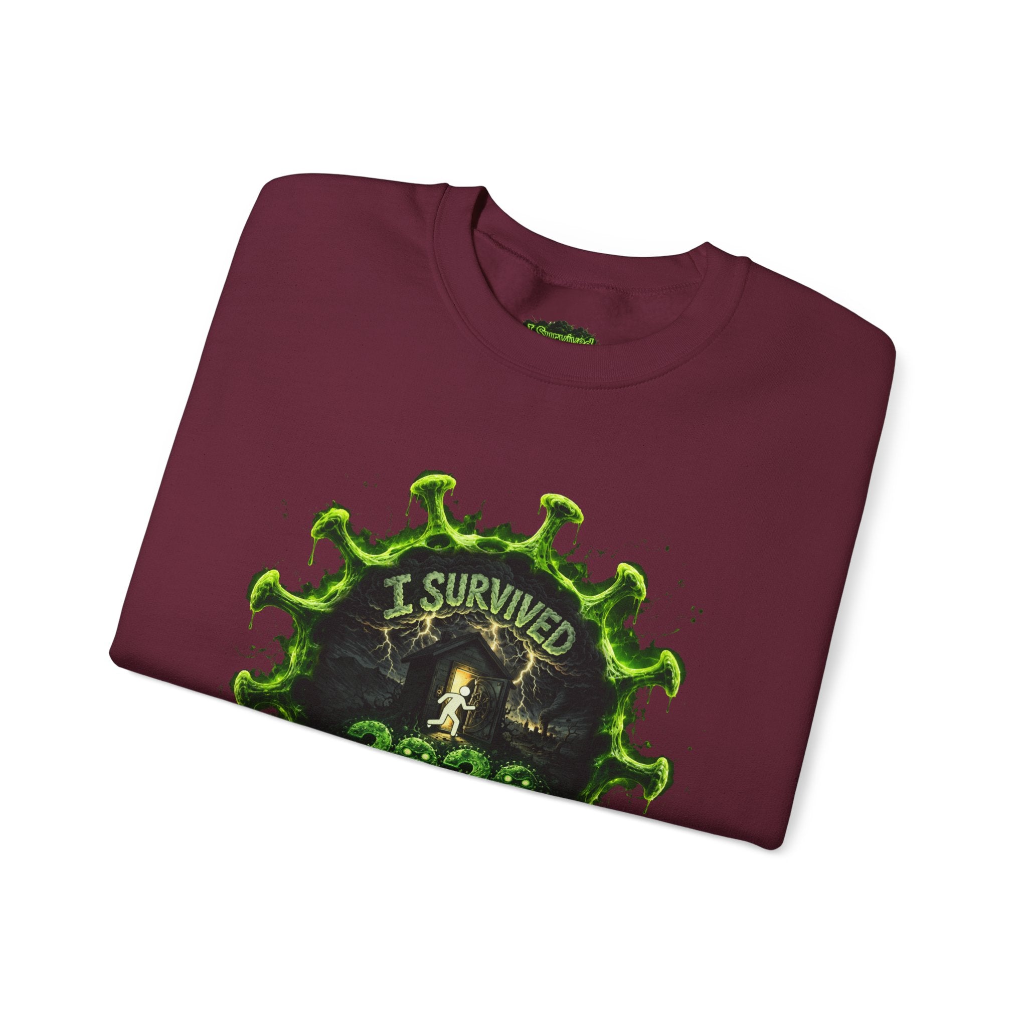 I Survived 2020 — Director's Cut S1:E5 "Delivery Doomsday" | Pandemic Edition Unisex Heavy Blend™ Crewneck Sweatshirt