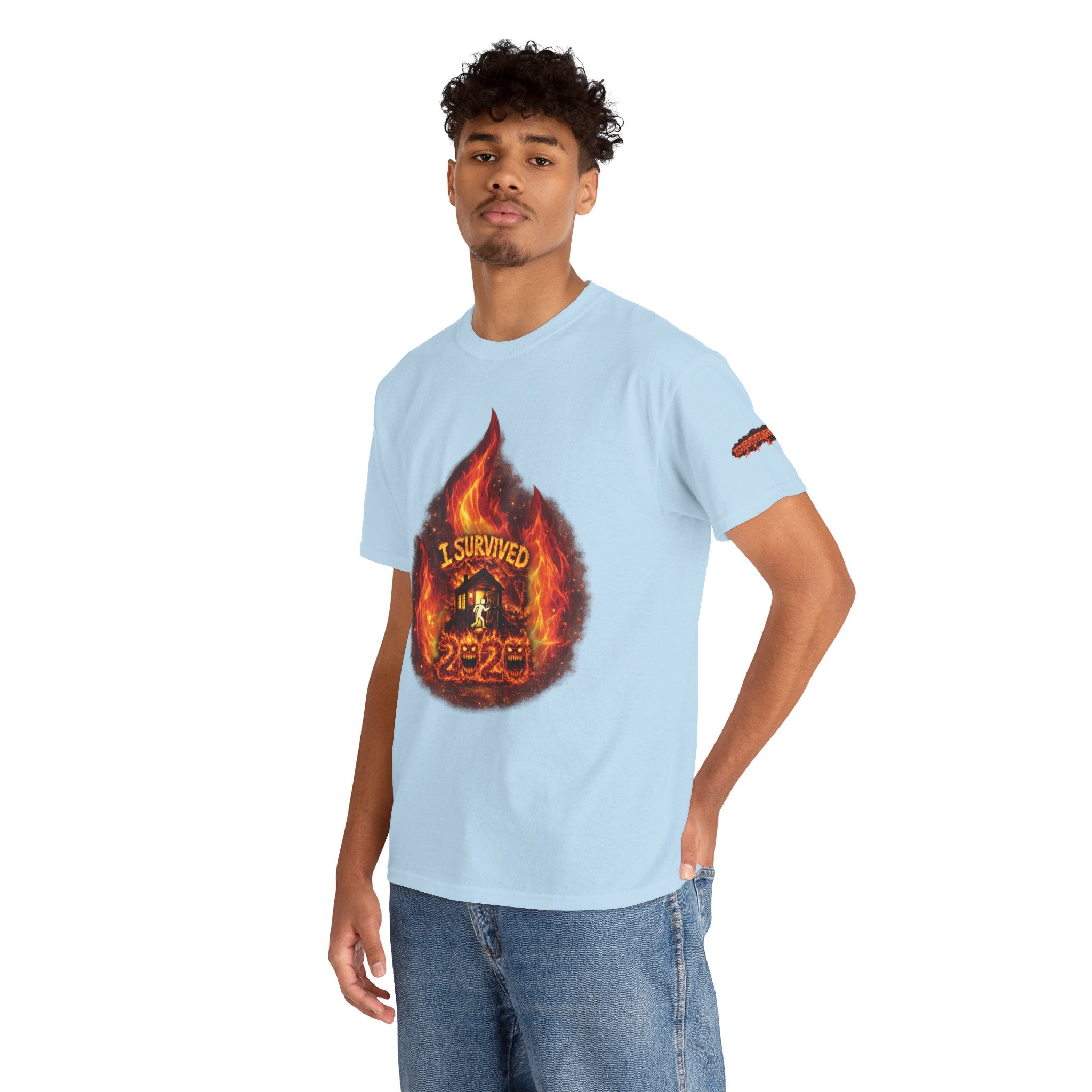 I Survived 2020 — Director's Cut S2:E3 "The California Wildfires" | Wildfire Edition Memorial Unisex Heavy Cotton Tee (SPECIAL EDITION)