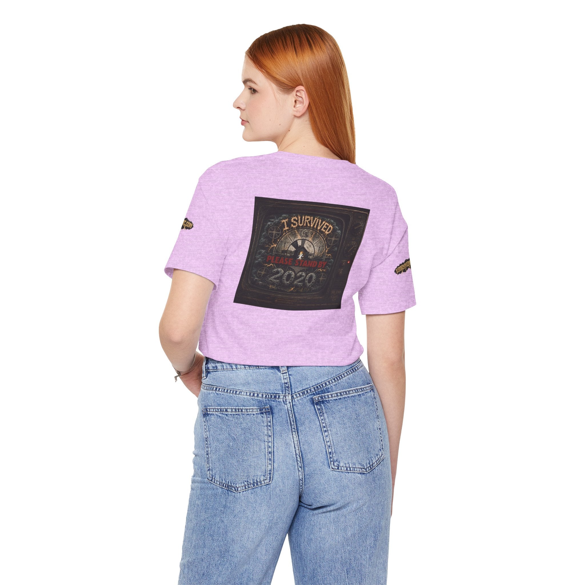 I Survived 2020 — "Please Stand By" Test Pattern Tee Special Edition Summer Premier Unisex Jersey Short Sleeve Tee