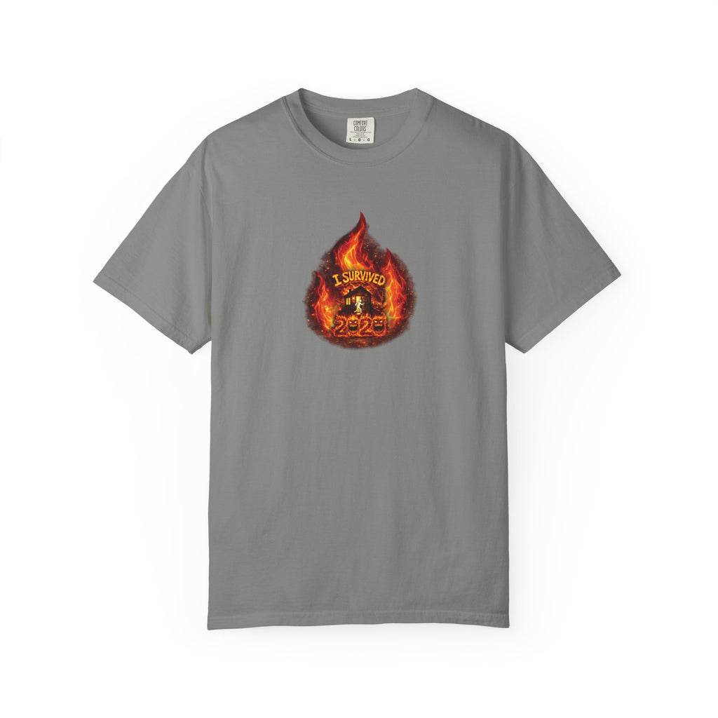 I Survived 2020 — WILDFIRES S2:E4: Director's Cut "Western U.S. Wildfire Season" Memorial Unisex Garment-Dyed T-shirt