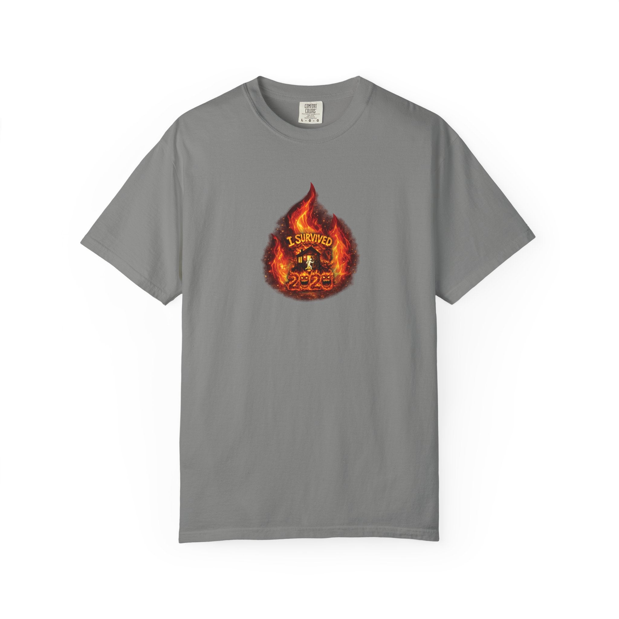 I Survived 2020 — WILDFIRES S2:E4: Director's Cut "Western U.S. Wildfire Season" Memorial Unisex Garment-Dyed T-shirt