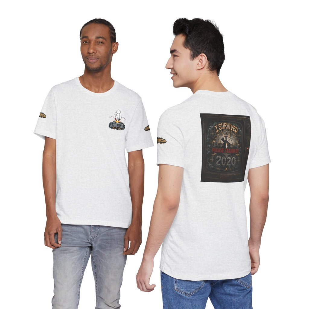 I Survived 2020 — "Please Stand By" Test Pattern Tee Special Edition Summer Premier Unisex Jersey Short Sleeve Tee