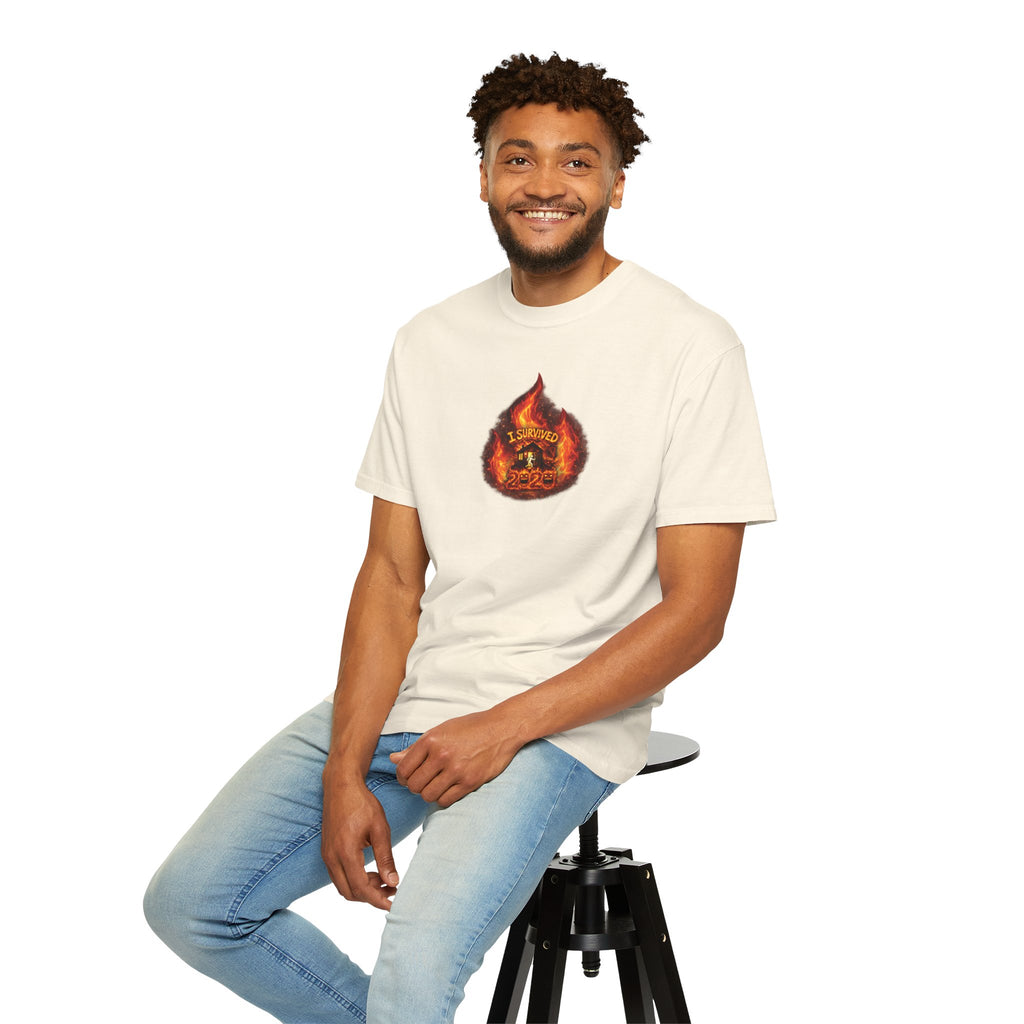 I Survived 2020 — WILDFIRES S2:E3: Director's Cut "The California Wildfires" Memorial Unisex Garment-Dyed T-shirt