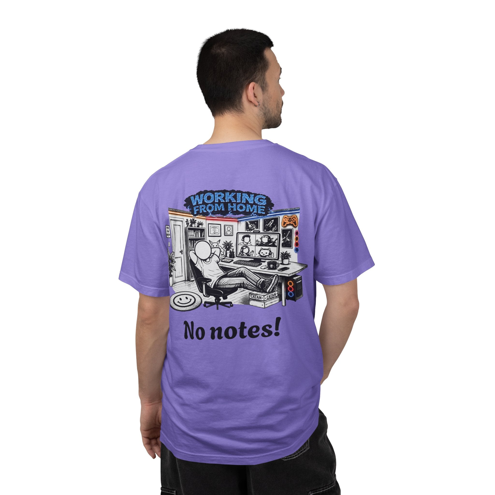 I Survived 2020 — LOCKDOWN S3:E4: "Working From Home" Unisex Garment-Dyed T-shirt