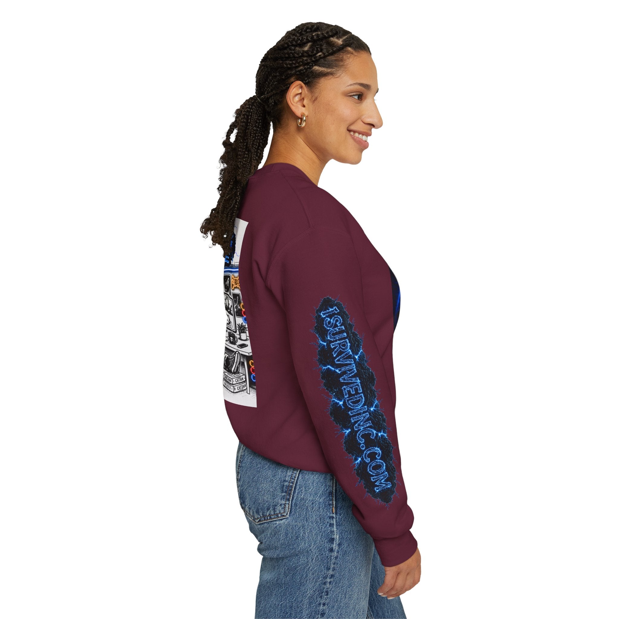 I Survived 2020 — S3:E4 "Working From Home" | Mid-Season Finale Pt. 1 | Lockdown Edition Documentary Unisex Heavy Blend™ Crewneck Sweatshirt