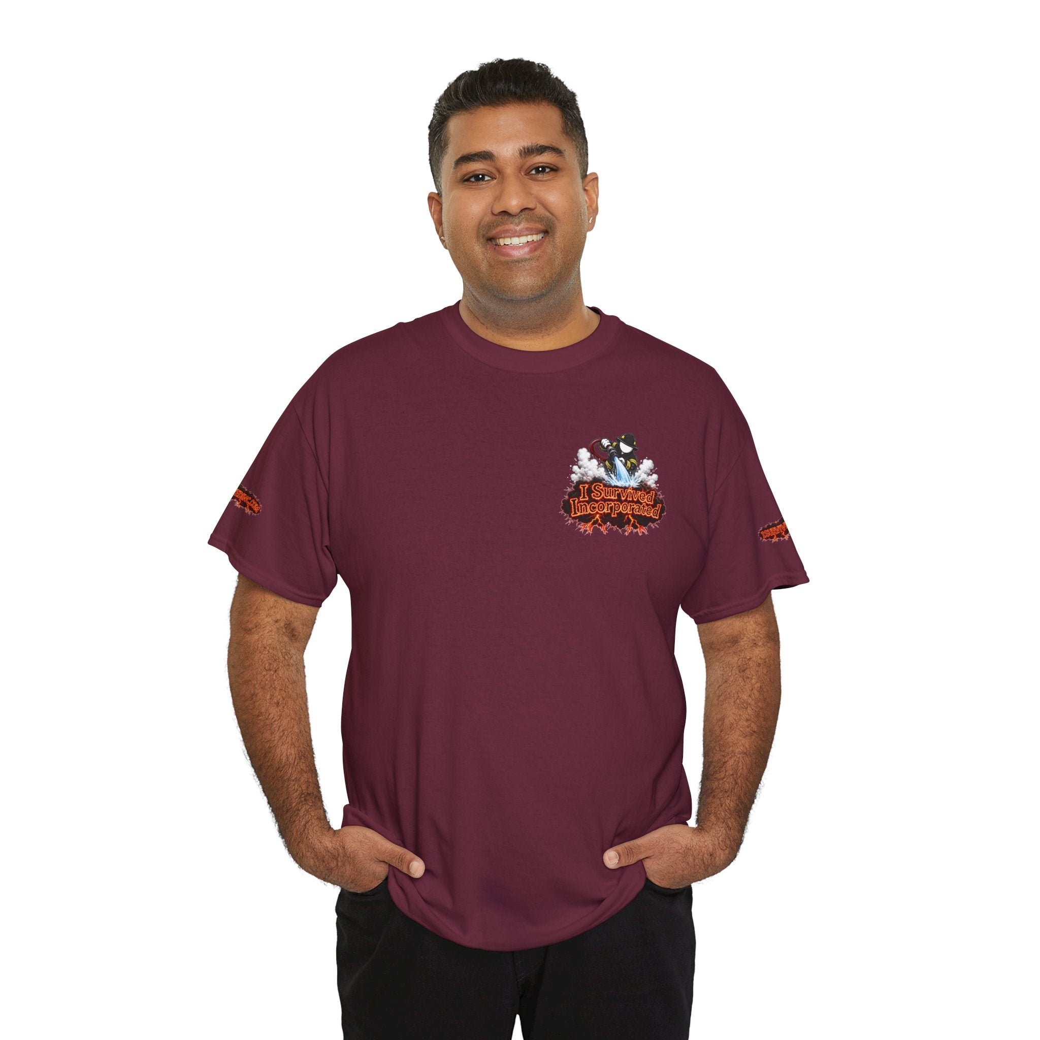 I Survived 2020 — "Please Stand By" Test Pattern Tee Wildfire Signal Special Edition Summer Premiere Unisex Heavy Cotton Tee