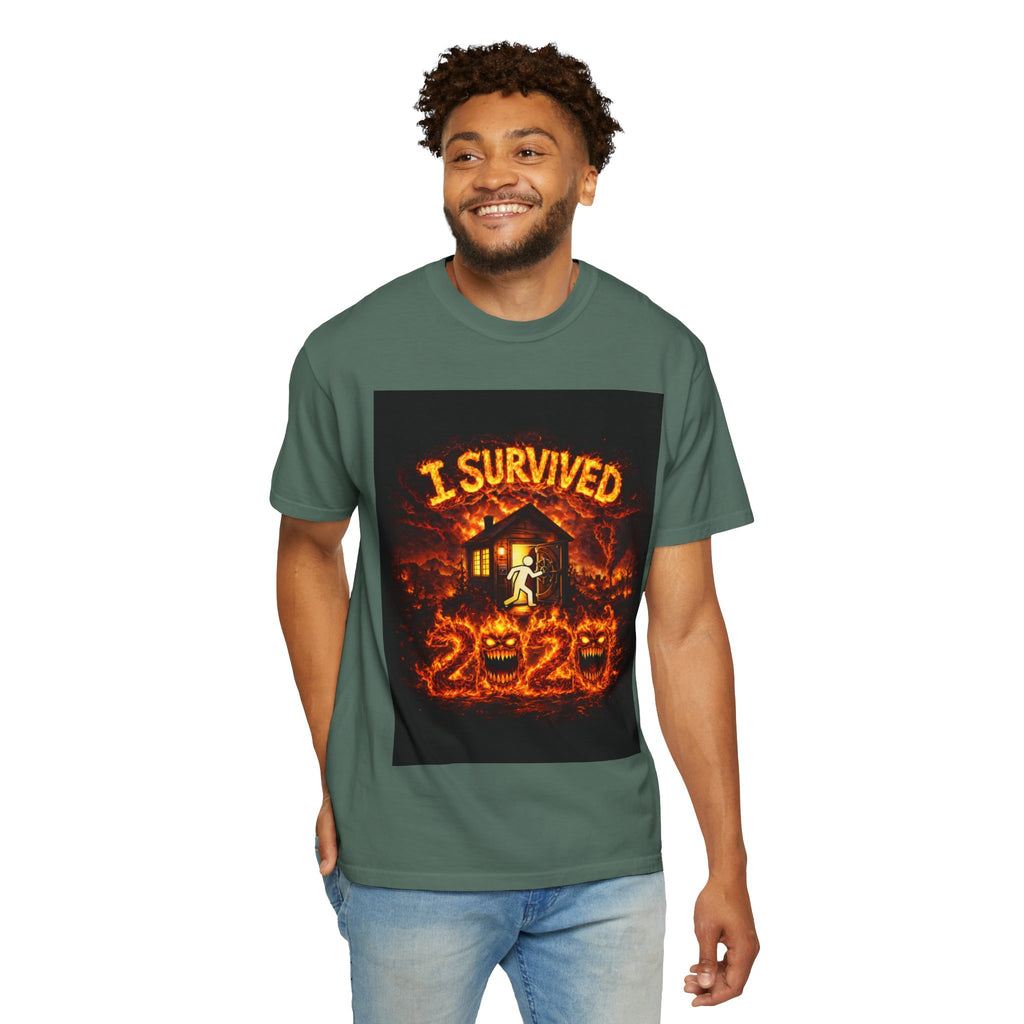 I Survived 2020 — S2:E4 "Western U.S. Wildfire Season" | Mid-Season Finale Pt. 1 | Wildfire Edition Memorial Unisex Garment-Dyed T-shirt