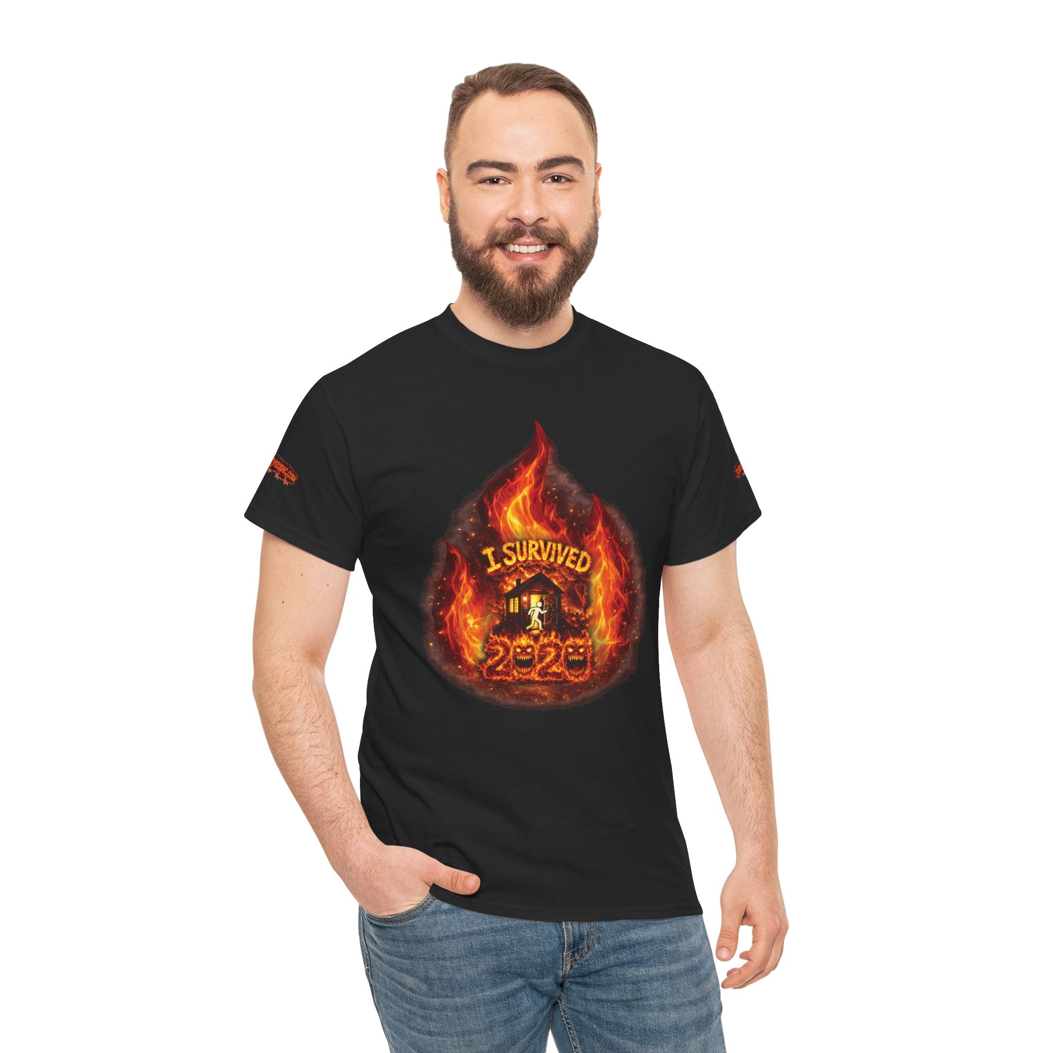 I Survived 2020 — Director's Cut S2:E3 "The California Wildfires" | Wildfire Edition Memorial Unisex Heavy Cotton Tee (SPECIAL EDITION)