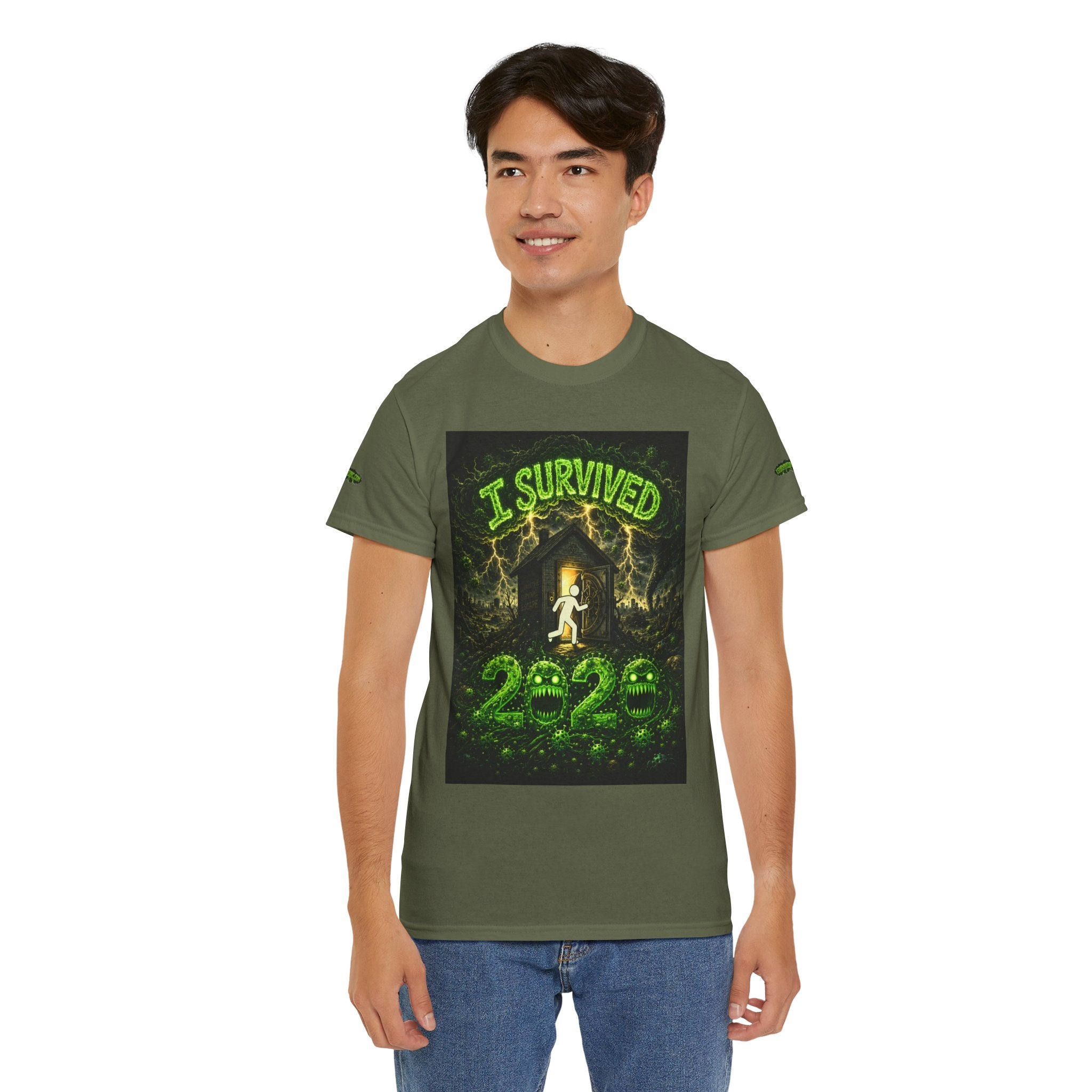 I Survived 2020 — S1:E1 "COVID-19: The Coronavirus" | Pandemic Edition Unisex Heavy Cotton Tee (SPECIAL EDITION)