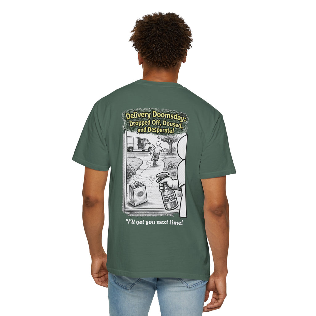 I Survived 2020 — Director's Cut S1:E5 "Delivery Doomsday" | Pandemic Edition Unisex Garment-Dyed T-shirt